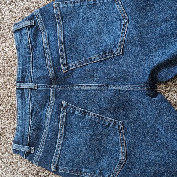 Warp And Weft Flare High Rise Jeans Size 26 women's Dark Wash - Picture 10 of 11